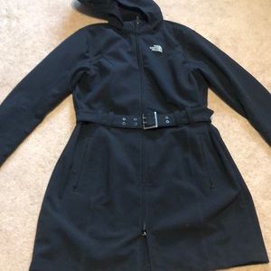 north face fitted coat
